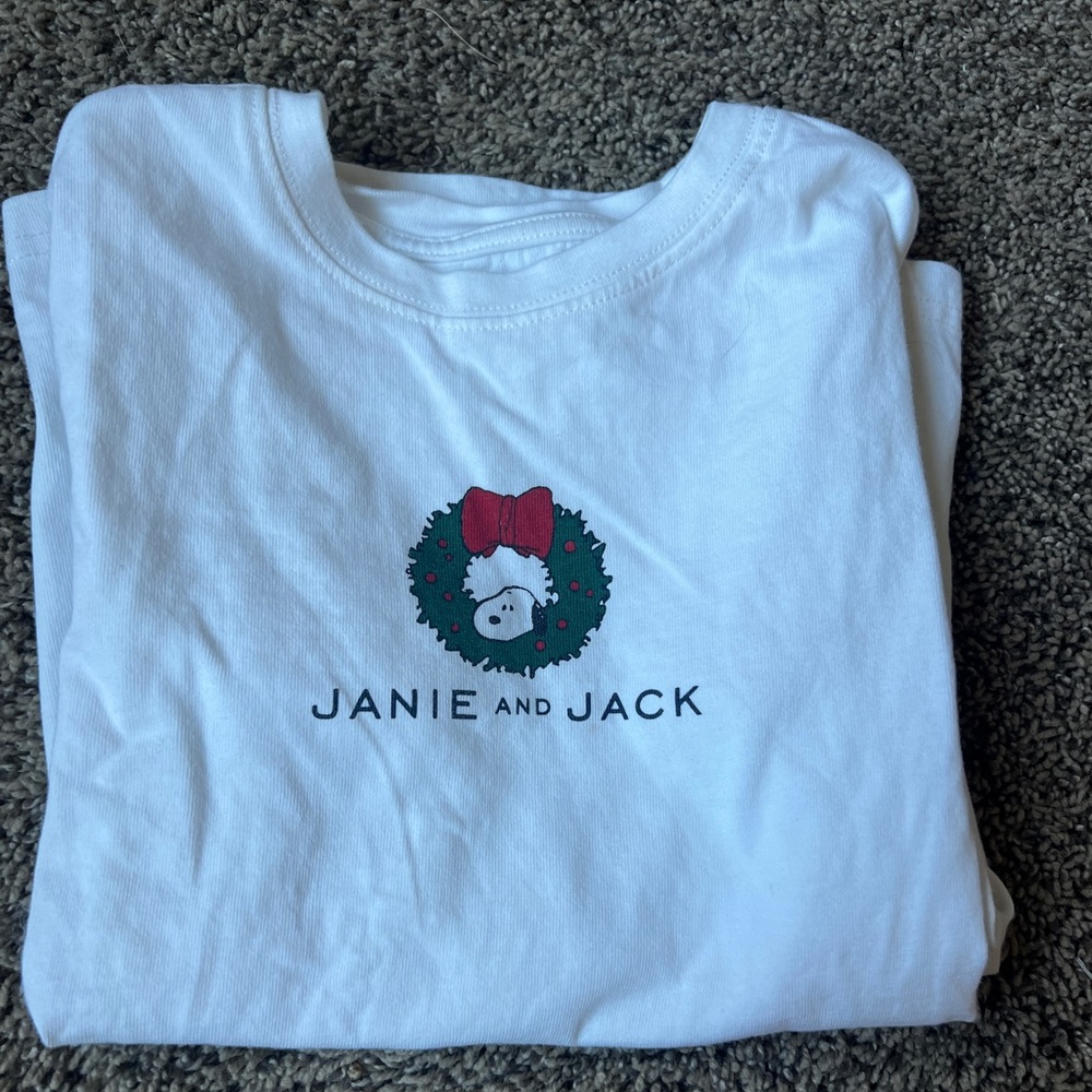 Janie and Jack holiday shirt size 6